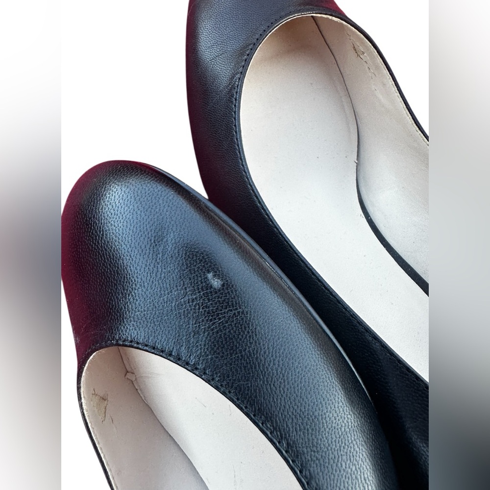 Cole Haan Grand Black pump block heel round toe EUC SIZE 8 - Picture 6 of 9